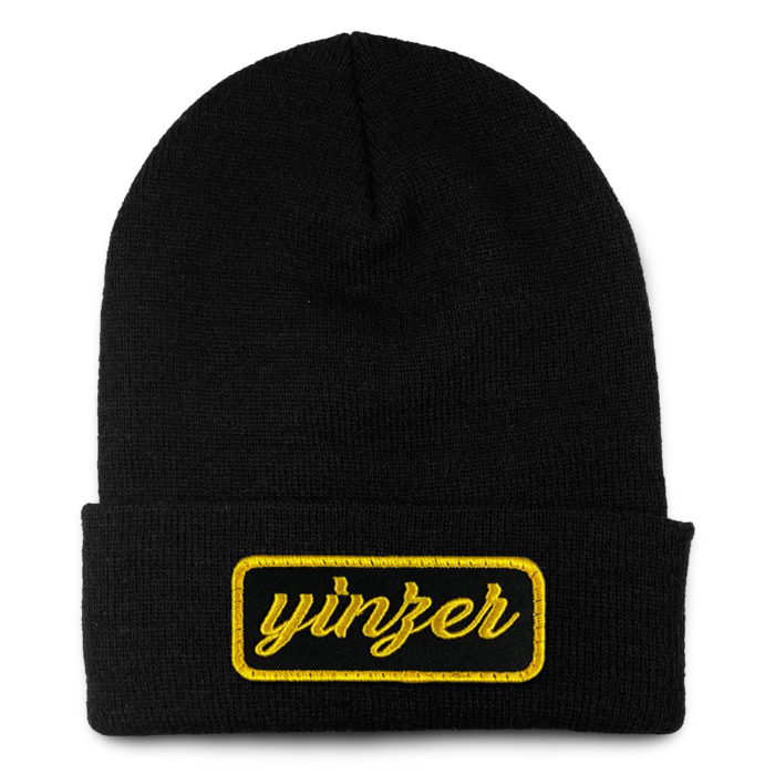 Yinzer Large Puff Embroidery Patch Beanie