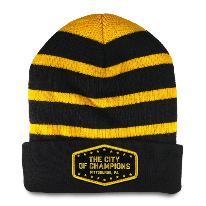 The City of Champions Embroidery Patch Beanie