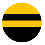 Polyester Fleece Striped Beanie Black Gold - STC31