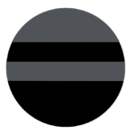 Polyester Fleece Striped Beanie Black Iron Grey - STC31