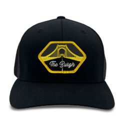Black Fitted Trucker