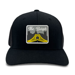 Black Fitted Trucker