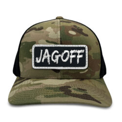 Camo/Black Fitted Trucker