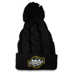 Chunk Knit Beanie Black